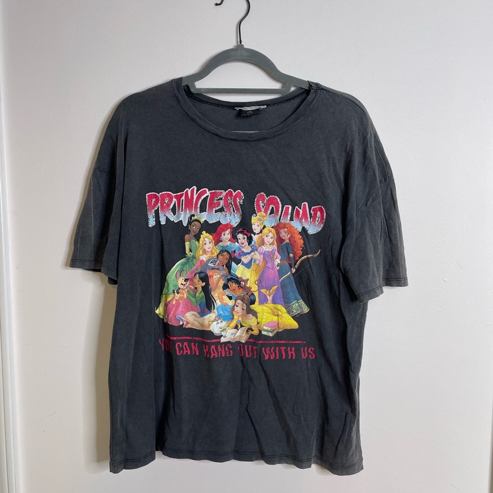 Zara Disney Princess Squad Short Sleeve Tee